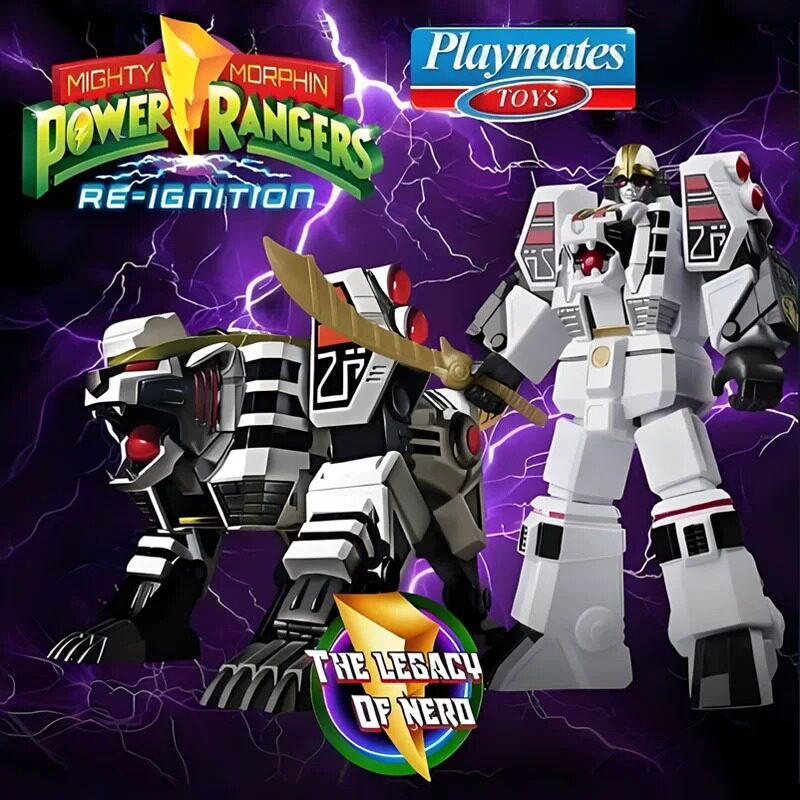 Model Kit Megazord - Playmates Toys Power Rangers White Tiger