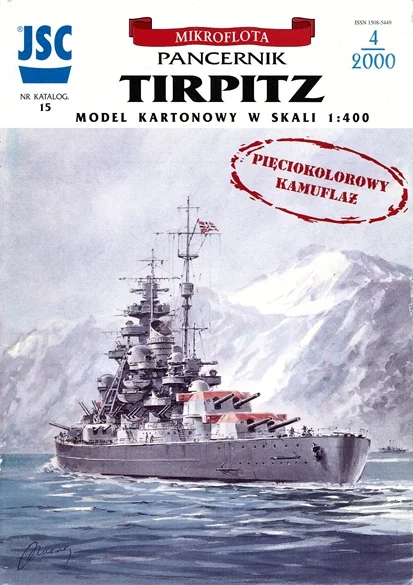 Model Kit Battleship - Military Navy Warship Paper Model German