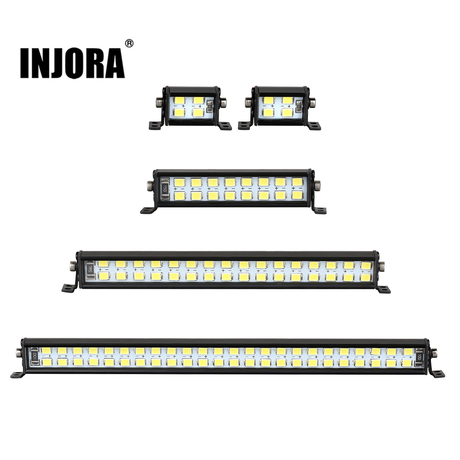 Model Kit Tamiya - INJORA Bright Light Bar 17/52/102/147mm for