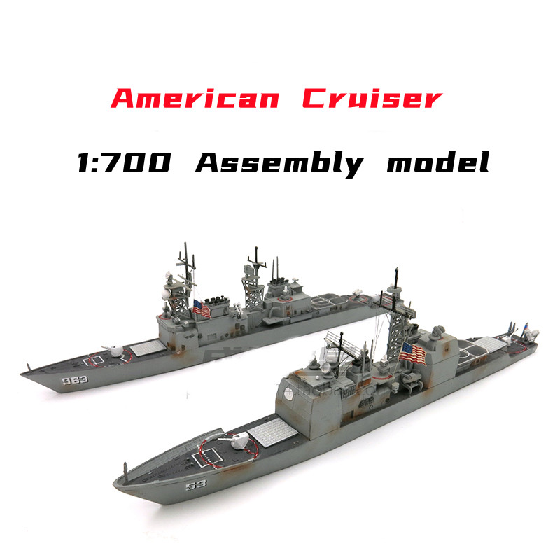 Model Kit Battleship - 1/700 American Missile Cruiser Model Kits