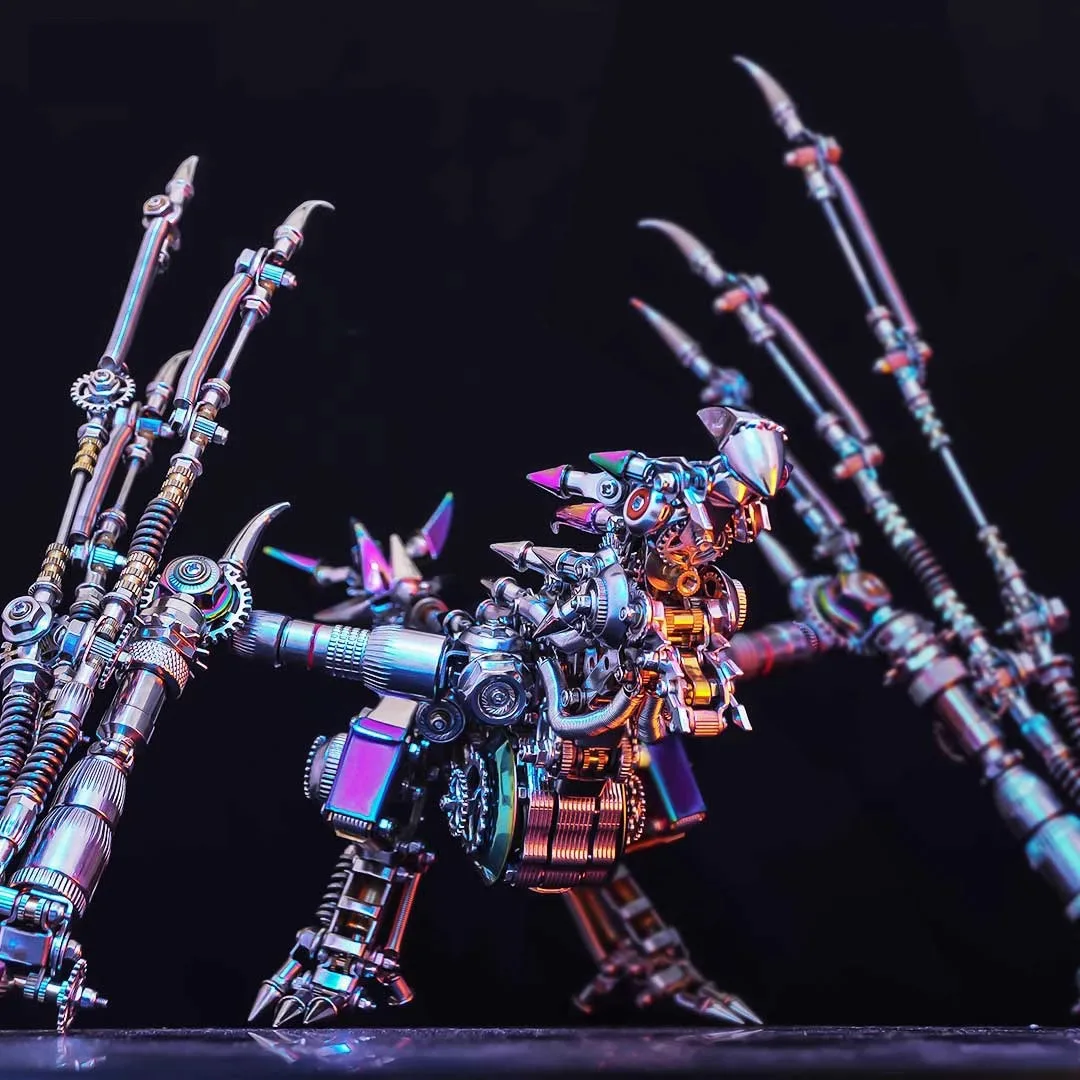 Model Kit Unicorn - 3D three-dimensional metal assembly model mechanical