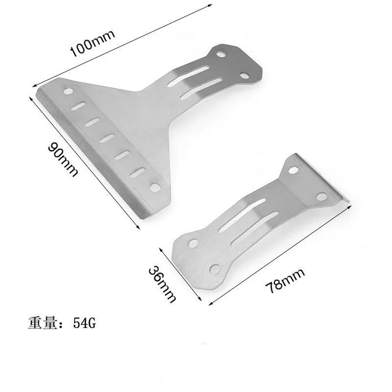 Model Kit Tamiya - Stainless Steel Front and Rear Chassis