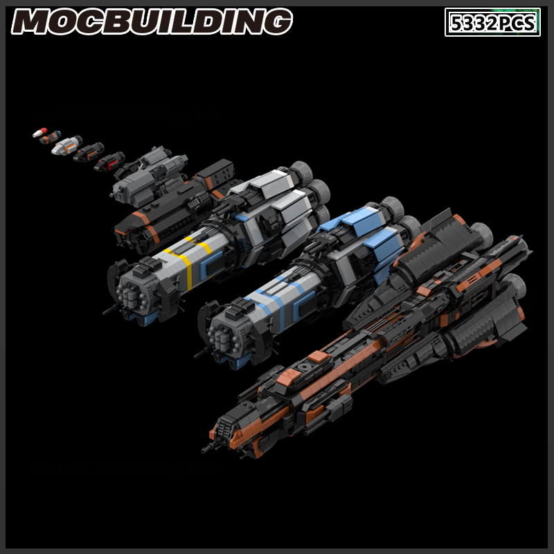MOC Building Block Space Ship  - Model Kit Battleship recension och pris