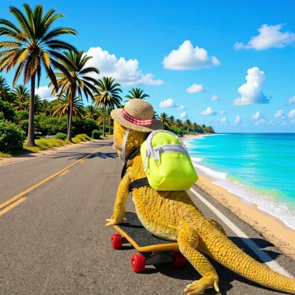 Creative Pet Skateboard Toys S - Model Kit Lizard recension och pris