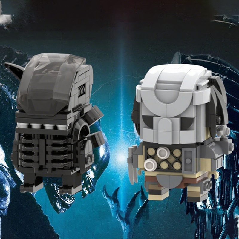 322pcs MOC Predator Vs Alien B - Model Kit Vs Figure recension och pris