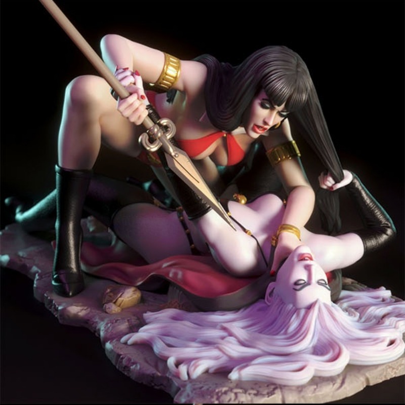 1/24 Scale Vampirella Vs Lady  - Model Kit Vs Figure recension och pris