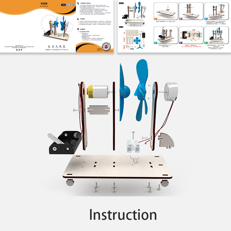 DIY Wind Driven Generator Mode - Model Kit China recension och pris