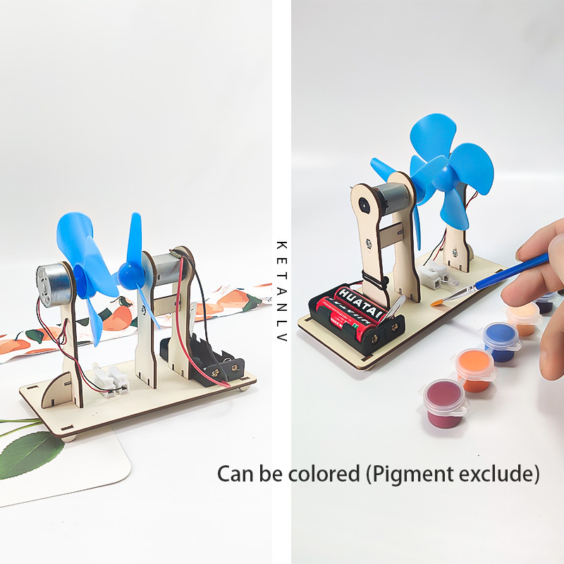 DIY Wind Driven Generator Mode - Model Kit China recension och pris