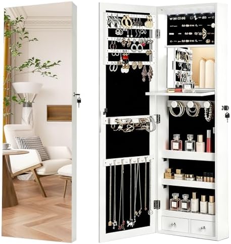 Lockable Jewelry Cabinet Organ - Model Kit Led recension och pris