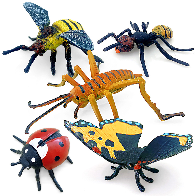 12pcs Wild Insect Animals Mode - Model Kit Lizard recension och pris