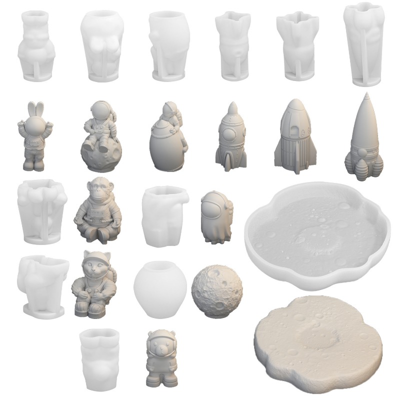 3D Space Astronaut Silicone Ca - Model Kit Cement recension och pris