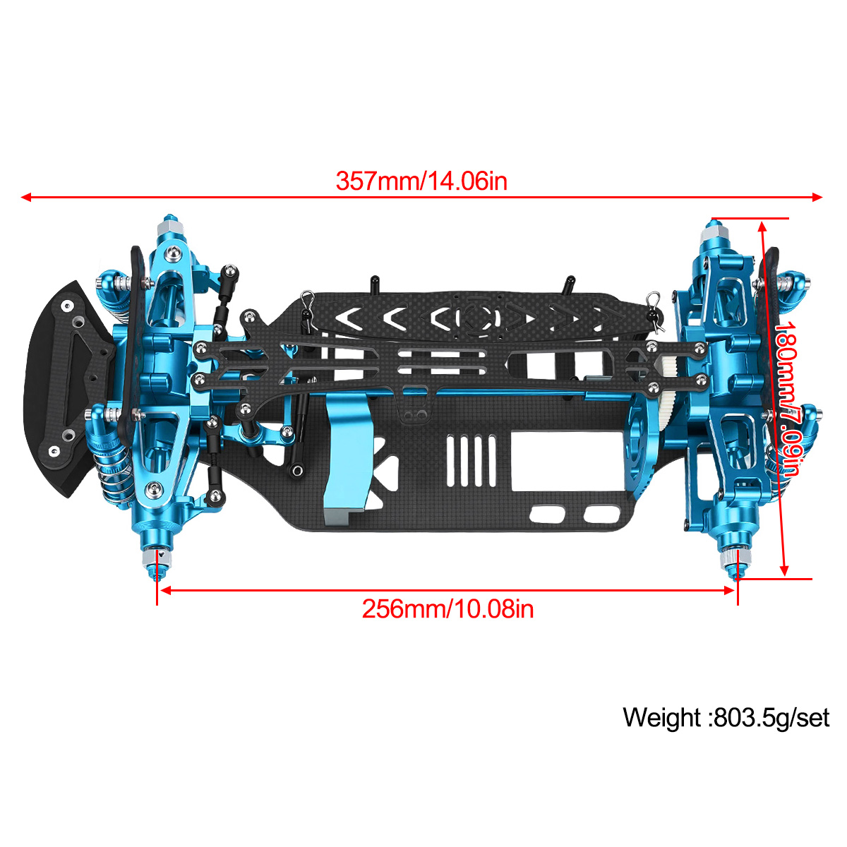 Aluminum & Carbon Fiber Frame  - Model Kit Tamiya recension och pris