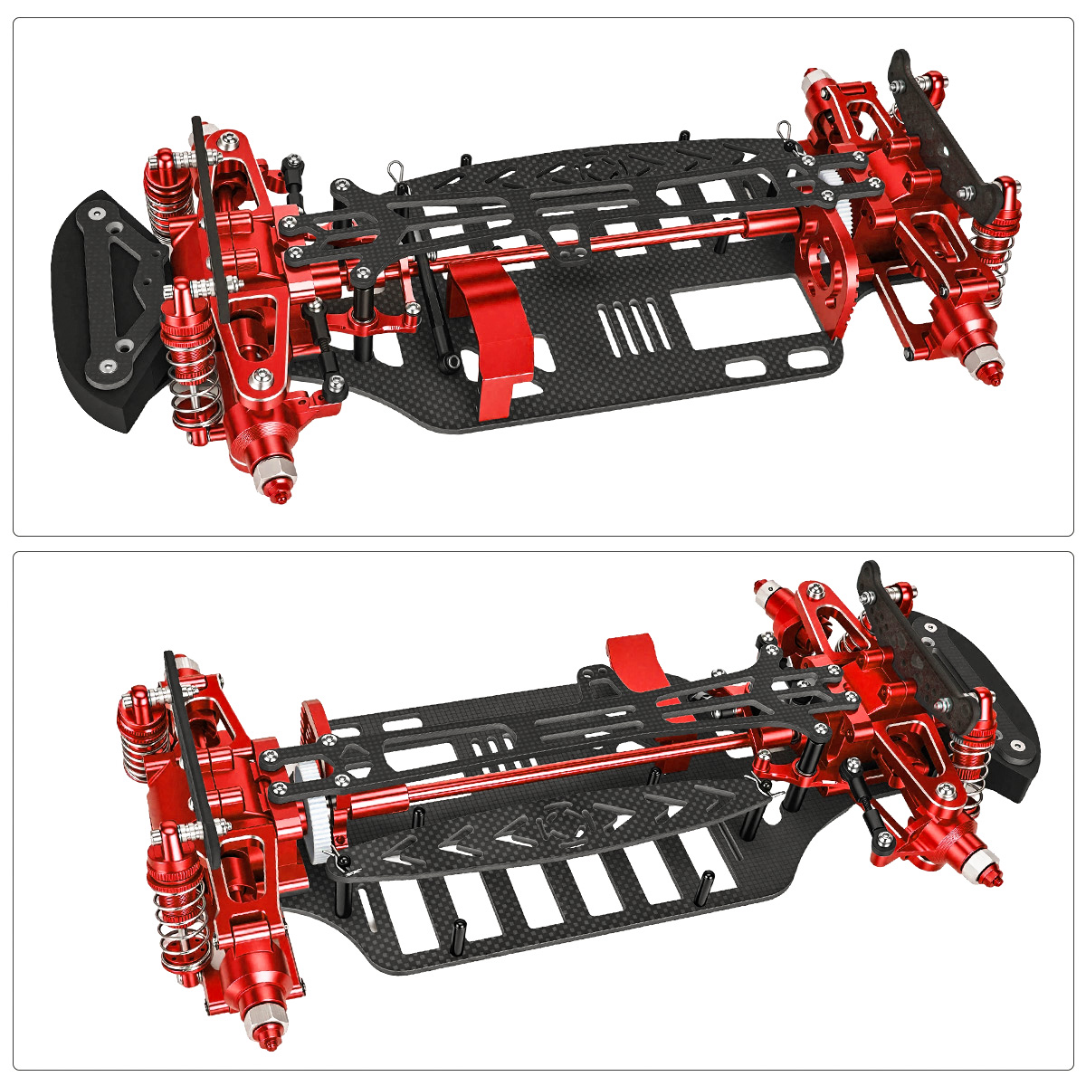 Aluminum & Carbon Fiber Frame  - Model Kit Tamiya recension och pris