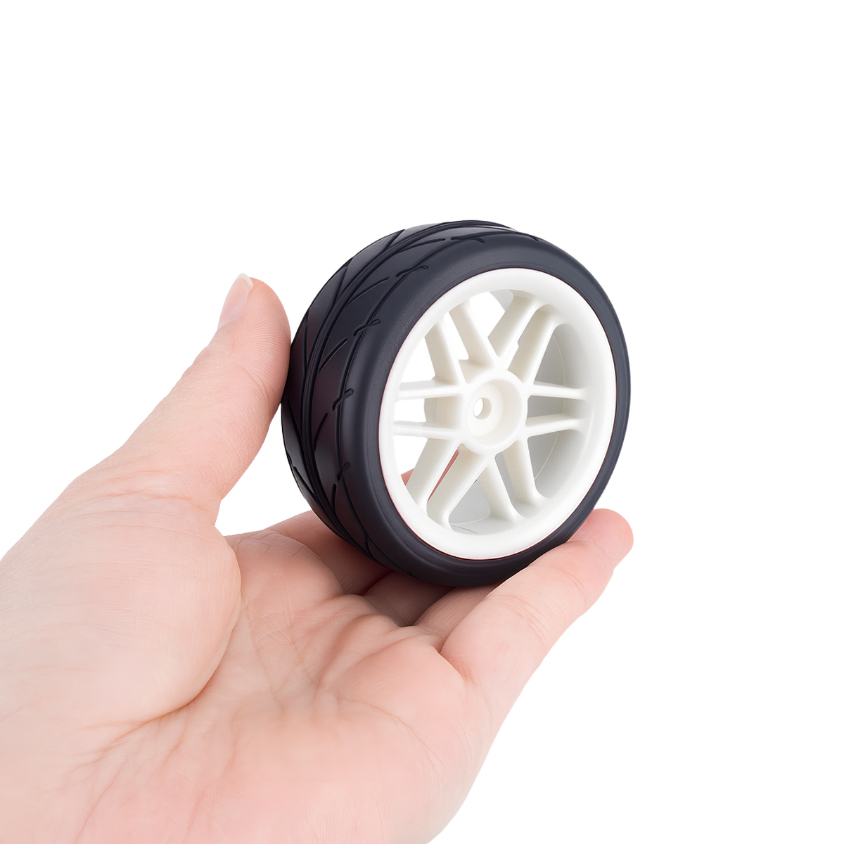 Pre-Glued RC Wheels Tires Set  - Model Kit Tamiya recension och pris