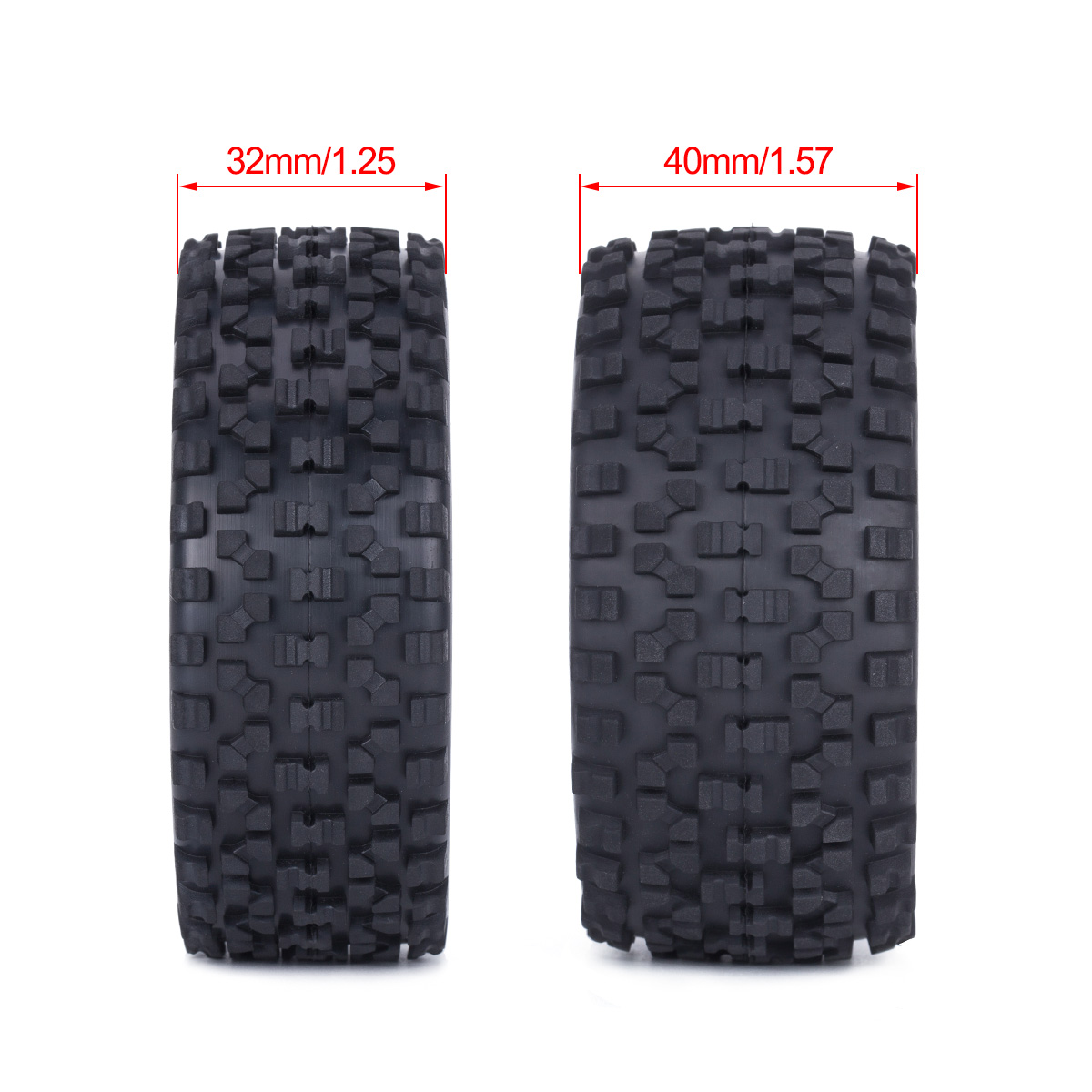 Rc Rally Tires for 1/10 Wltoys - Model Kit Tamiya recension och pris