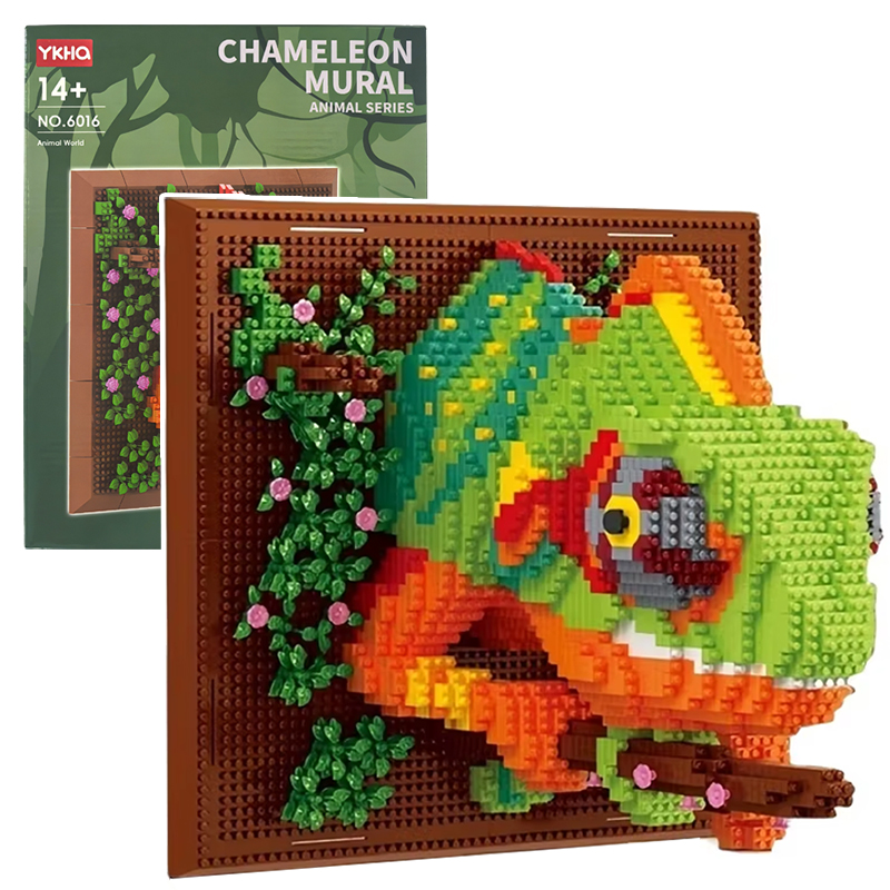 DIY Stereoscopic Painting Buil - Model Kit Lizard recension och pris